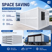 Maison mobile préfabriquée de haute qualité, écologique, résistante aux intempéries, en panneaux sandwich, pliable, type tiny house