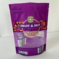 Flexibele verpakking bedrukte zak staande pouch met ritssluiting voor fruit & noten gemengde snacks koffie snoep