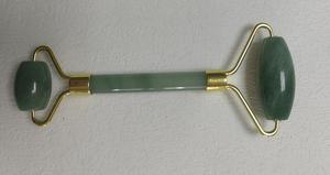 Hot selling <b>jade</b> <b>roller</b> 100% natural beauty massage for face facial <b>jade</b> stone double rose quartz <b>jade</b> - Product Image 5
