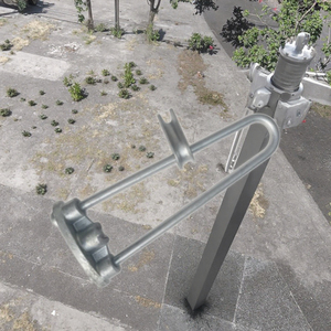 Support d'arche réglable en U galvanisé à chaud pour la fixation de matériel de ligne électrique aérienne - Product Image 6