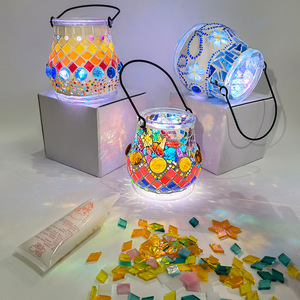 Best Selling High Quality Handmade Gifts Mosaic <b>Candle</b> Holder DIY Toys Material Bag Kindergarten Children <b>Fun</b> Toy - Product Image 6