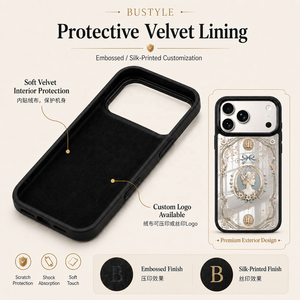 Funda Premium OEM Anticaída con Agarre Magnético, Elegante, de TPU y PC con Microfibra y Espejo para <span class=keywords><strong>iPhone</strong></span> 17 Pro Max 18 16, Cubierta para Maquillaje - Product Image 6