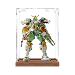 Vitrine en acrylique Lloyds Titan Mech avec panneaux de 2 mm/3 mm, style mignon de dessin animé, compatible avec les figurines 71860, transparente et anti-poussière - Product Image 5