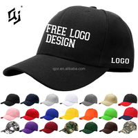 Casquette de baseball personnalisée QJ OEM, logo brodé 3D, impression intégrale, casquette ajustée à 6 panneaux, fabricant de casquettes de golf de haute qualité