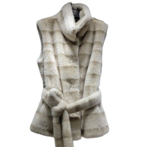 Gilet Donna Elegante in Finta Pelliccia di <span class=keywords><strong>Visone</strong></span>, Nuova Collezione Autunno-Inverno 2026, Stile Retrò con Lacci - Product Image 5