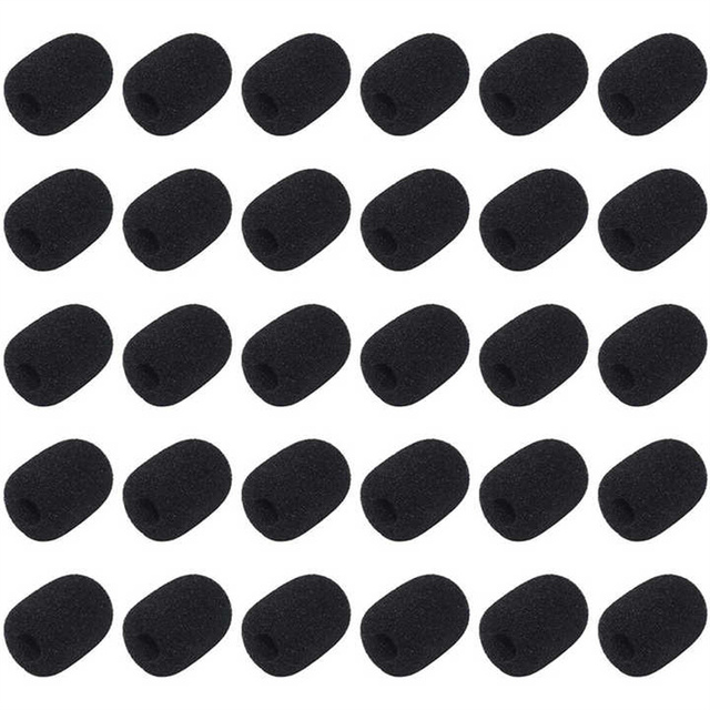 Headset Mini Foam Sponge Windshileld Windscreen Cover Lavalier Microphone Cover