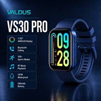 Reloj Inteligente VALDUS 2026 ODM/OEM VS30 PRO, Resistente al Agua, con Monitoreo de Oxígeno en Sangre, Frecuencia Cardíaca, Reloj Deportivo para Hombres y Mujeres
