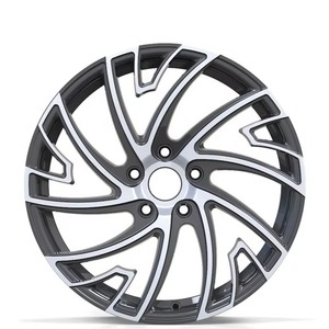 Pour les nouvelles jantes en alliage concave personnalisées 18/20/22/24 pouces 5x1143 ET40 voiture de tourisme de rechange citroën c-crosser <span class=keywords><strong>jante</strong></span> noir - Product Image 2