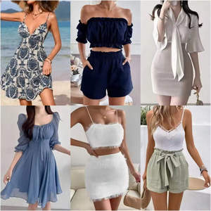 Prix de liquidation 2026 : Lot mixte de robes pour femmes, assortiment de marques, vêtements d'été d'occasion en polyester/coton, stock disponible - Product Image 3