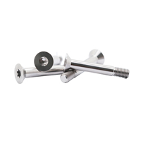 Vis Torx à tête fraisée en titane GR5, boulon à tête plate à moitié filetée pour modification de moto et de vélo, taille personnalisée