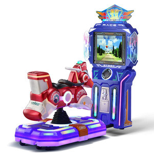 カラフルなコイン式インタラクティブ競馬 & ロッキングカーゲームマシン星間をテーマにした商用遊具 - Product Image 6