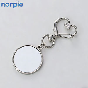 Disponibile in Stock Portachiavi a Forma di <span class=keywords><strong>Cuore</strong></span> Creativo Ciondolo Portachiavi Clip in Metallo a <span class=keywords><strong>Cuore</strong></span> per Sublimazione - Product Image 3