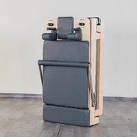 Reformer de Pilates pliable en bois d'érable, conception ingénieuse, facile à déplacer, pour salle de sport, fitness et studio à domicile