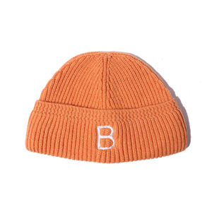 Bonnet de pêcheur de couleur contrastée personnalisé de haute qualité 100% laine mérinos bonnet en tricot 3D broderie Logo fonction chauffe-tête - Product Image 4