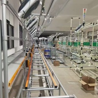 Solution de Système d'Assemblage Industriel Semi-Automatique Personnalisé avec Intégration Robotique et Caractéristiques Ignifuges pour la Fabrication