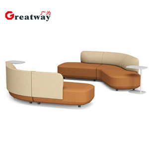 Greatway SF134 Sofá semicircular para área de conferencia comercial Muebles de vestíbulo Sala de espera Juegos de sofás Salón moderno Oficina - Product Image 3