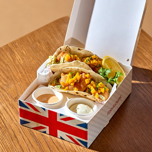 Série Usine : Emballages Personnalisés en Papier pour Fish and Chips, Tacos, Poulet Frit, Boîtes et Barquettes à Emporter avec Pots à Sauce - Product Image 3
