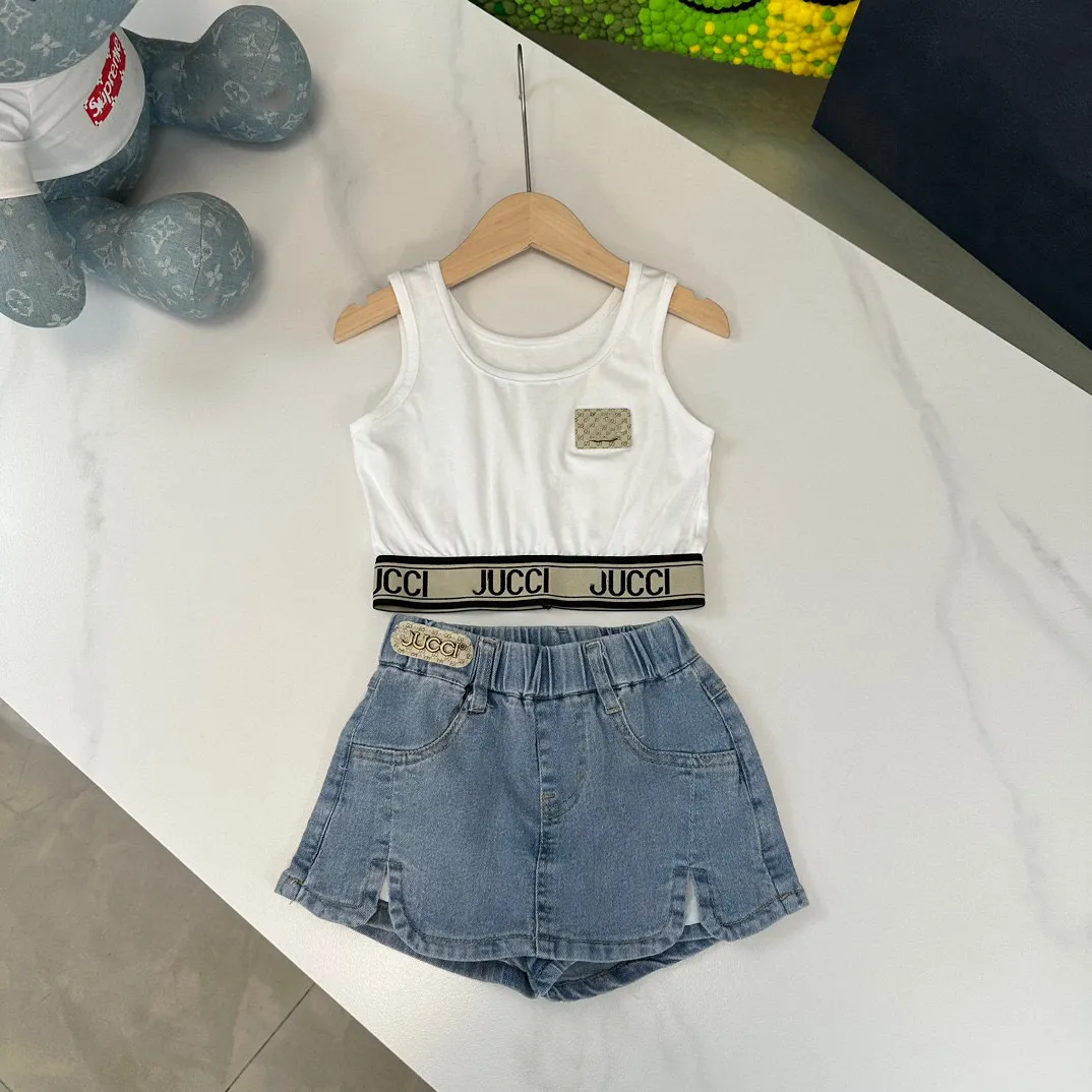 Wholesale of Light Luxury Children's Clothing 2023 Summer Latest Little Girl's Clothing