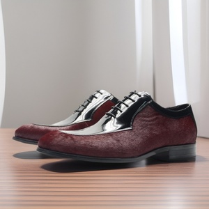 Latest Stylish Trendy High Quality Luxury British Handcrafted Genuine Leather Breathable Lightweight Lace-Up Autumn Men's <b>Shoes</b> - Product Image 3