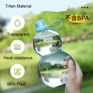 Nouveau Ins personnalisé 620ml grande capacité clair boire <span class=keywords><strong>gourde</strong></span> tasse Portable sans Bpa réutilisable en plastique sport bouteille d'eau avec corde - Product Image 3