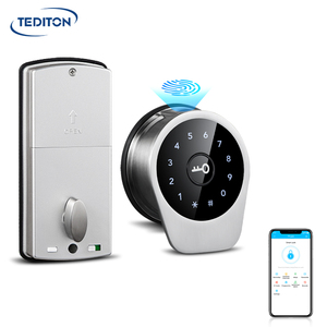 उन्नयन स्मार्टफ़ोन वाईफ़ाई डिजिटल वाणिज्यिक बॉयोमीट्रिक फिंगरप्रिंट कीपैड स्मार्ट दरवाजा ताला TTlock द्वारा एप्लिकेशन - Product Image 2