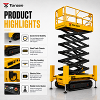Plataforma Elevadora de Tijera Torsen Directa de Fábrica, de 8m a 15.8m, 227-450kg, con Opciones de Voltaje y Plataforma Personalizables