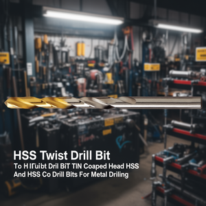 Foret hélicoïdal HSS avec tête revêtue de TiN, forets HSS et HSS-Co pour le perçage du métal - Product Image 3