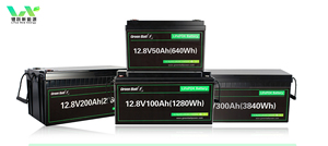 12.8V 25.6V 可充电锂电池 50Ah 100Ah 200AH 铅酸替代电池 LiFePO4 用于太阳能 - Product Image 4