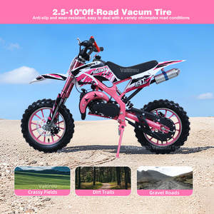 Entrepôt américain, moteur 49cc 2 temps, mini moto tout-terrain, motocross, moto tout-terrain, moto <span class=keywords><strong>rose</strong></span> - Product Image 4
