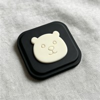 Étiquettes en caoutchouc PVC souple 3D personnalisées en gros pour fabricants, logo transparent, patch thermocollant écologique