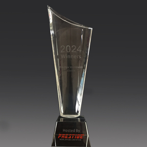 Custom Engraved Crystal Sports <strong>Trophy</strong> Glass Award Crystal Golf <strong>Trophy</strong> <strong>Plaque</strong> - Product Image 5