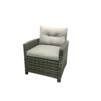 Mobilier d'extérieur Mobilier de jardin Canapé 4 places Table basse Ensemble de patio en rotin