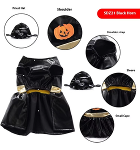 Offerta Speciale: Abbigliamento per Animali Domestici di Alta Qualità per Halloween, in Poliestere, Caldo e Antivento, Coordinato per Famiglia, Decorazione per Eventi all'Aperto - Product Image 5