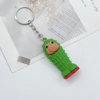 Gantungan Kunci Anime Tralalero Tralala Baru Tungtung Sahur Brainrot, Figur Aksi, Mainan, Gantungan Kunci Mobil, Liontin Tas, Hadiah