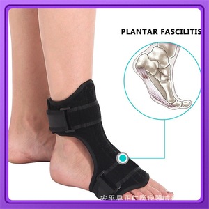 อุปกรณ์พยุงข้อเท้าแบบปรับได้สำหรับเท้าขวาและเท้าซ้าย สีดำ - Product Image 2