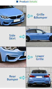Kit de carrocería de coche, de cuerpo completo Kit de carrocería, mejorado, M3, modificado para <span class=keywords><strong>BMW</strong></span> Serie 3 Facelift, F30, F35, 320i, 328i, 335i, parachoques - Product Image 5