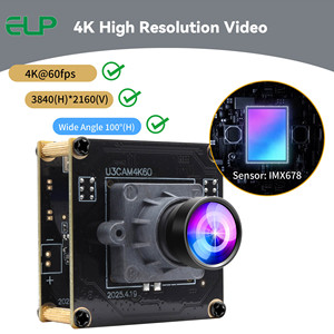Módulo de Cámara ELP USB3.0 4K 60fps IMX678 100 °   Mini cámara web UVC de ángulo amplio para PC/portátil/Jetson Nano/RPi Win/<span class=keywords><strong>Lin</strong></span>/Mac - Product Image 4