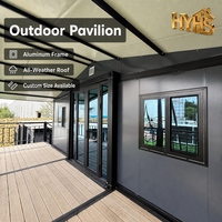 Maison conteneur modulaire préfabriquée extensible ADU pour hôtels européens modernes, étanche et résistante au vent, modèle 40 pieds, garantie 5 ans