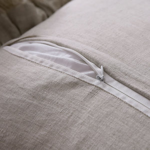 Housse de <span class=keywords><strong>coussin</strong></span> en lin à volants de la Cour européenne de Noël personnalisée taie d'oreiller carrée de luxe pour la maison et l'hôtel Techniques tissées - Product Image 5