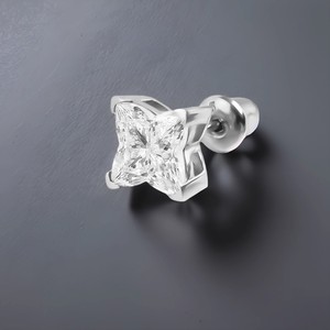 Star Shape Stud Earrings 925 Sterling Silver Bezel Setting Everyday Wear For Men And Women - Product Image 3
