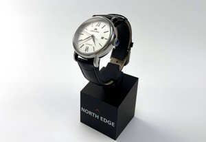 นาฬิกากลไกอัตโนมัติลายไพลินสำหรับผู้ชายขอบเหนือของ <span class=keywords><strong>Amoy</strong></span> สายหนังสไตล์ธุรกิจคลาสสิก Tourbillon พื้นกลวง - Product Image 6