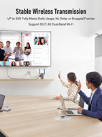 Lemorele 4TX a 1RX Q5R18 Wifi Hdmi transmisor receptor Kit con Loop-Out Ir remoto inalámbrico Hdmi Extender 200M 2,4/5G 1080P