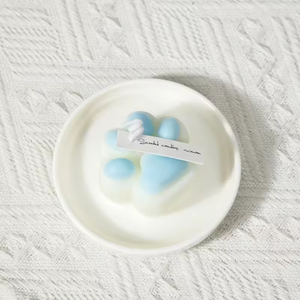Handmade Paw Shape Scented Soy Wax <b>Candle</b> Floral Aromatherapy Home Decoration Cute Style Single <b>Wick</b> - Product Image 6