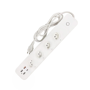 Domótica 4 Tipo J AC Socket Swiss Smart Wi-Fi Power Strip con 1C3A PD QC Puertos de carga rápida - Product Image 2