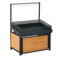 Supermarkt Fruit En Groente Display Stand Rek Multi-Layer Grote Opslagruimte Groente En Fruit Display Plank Rekken
