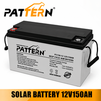 Batterie AGM à décharge profonde sans entretien PATTERN 12V 150Ah pour système d'alarme incendie et surveillance de sécurité