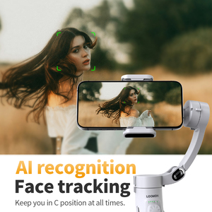 Stabilizzatore Portatile Mini 3-Axis per <span class=keywords><strong>Smartphone</strong></span> con Riconoscimento Facciale e Oggetti, Tracciamento AI 5.2 e Riconoscimento Gesti, Pieghevole - Product Image 5