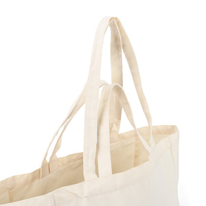 Bolso Tote de fin de <span class=keywords><strong>semana</strong></span> con logotipo estampado personalizado Hold Everything Boat Tote Bag Bolsa de playa Bolsa de algodón de lona de gran tamaño para compras en la playa Picnic - Product Image 4
