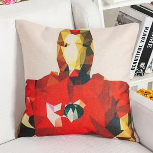 Sublimation Printing Superhero <strong>Marvel</strong> Movie Character <strong>Cushion</strong> Cover Decorative Pillow Cases 40X40CM - Product Image 2