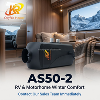 Chauffage au diesel OkyRie AS50-2 5KW 17000BTU pour camping-car, bateau, caravane, cabane, chauffage de stationnement au diesel